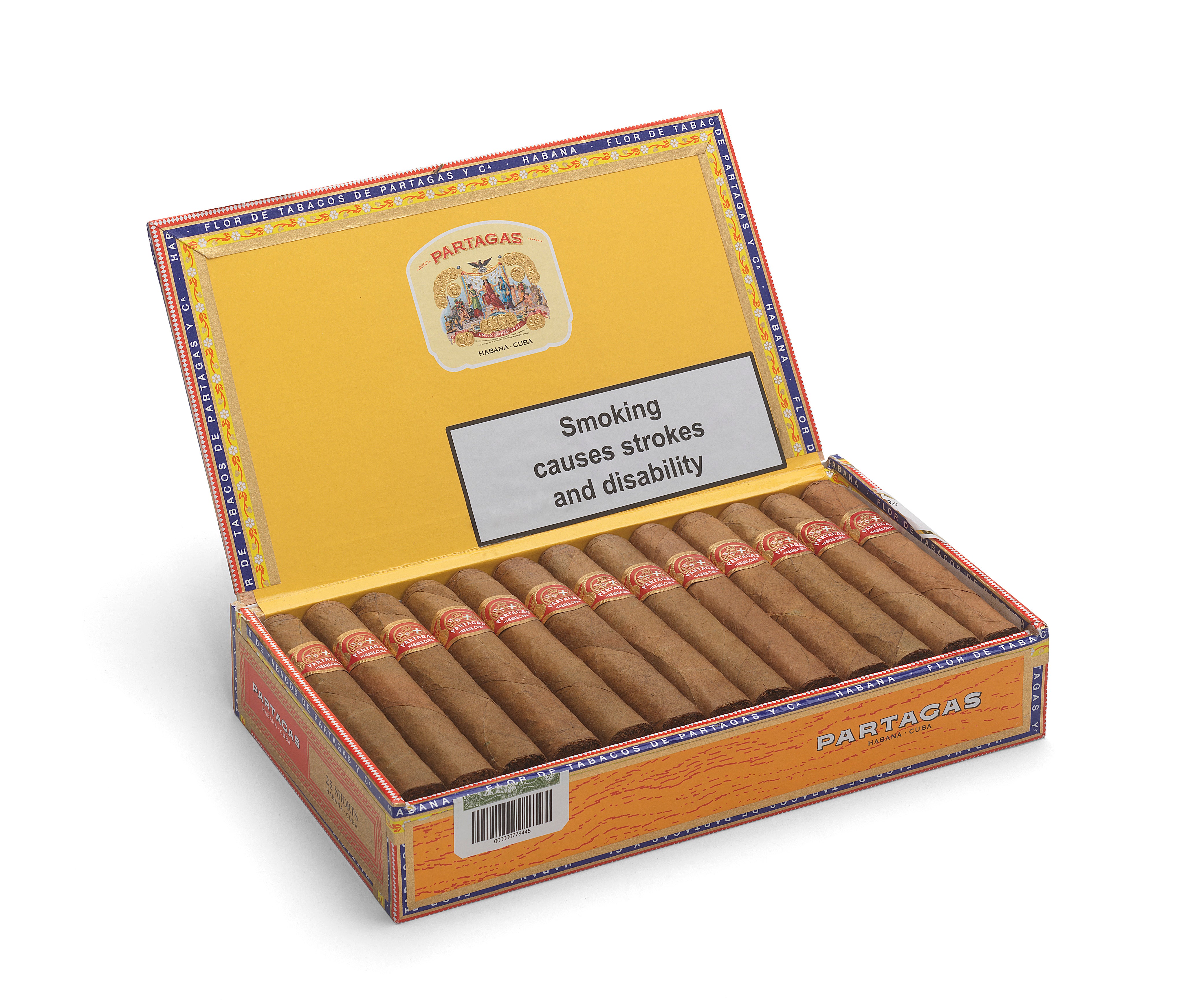 Partagas Shorts Box of 25
